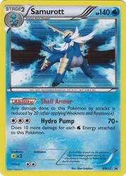 Samurott BW22 Black & White Promo Holo