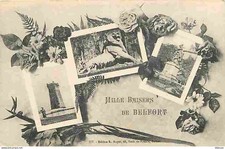 Carte Postale Ancienne - 90 - Belfort - Mille Baisers de Belfort - Multivues - F
