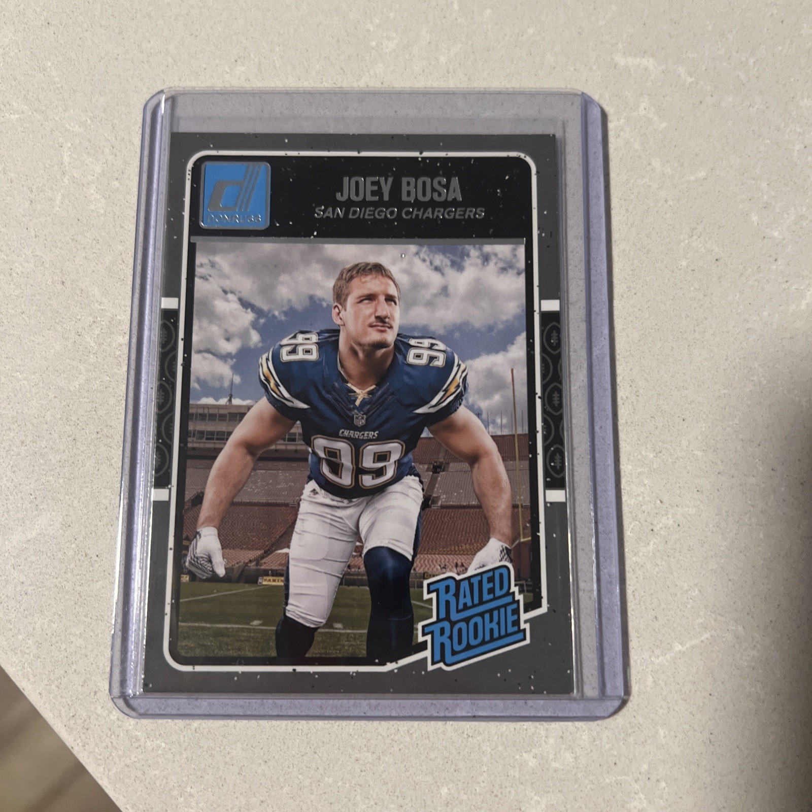 Joey Bosa 2016 Panini Donruss Rated Rookie #375 San Diego Chargers Card