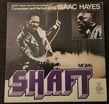 ISAAC HAYES 1971 Pressing Vinyl LP Of Shaft THE MOVIE SOUNDTRACK IT'S GRADED VG+