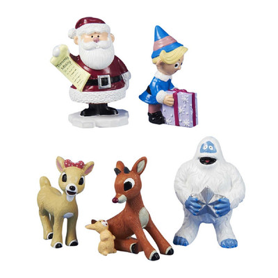 Kurt S. Adler Kurt Adler Polyresin Rudolph The Red-Nosed Reindeer Figurine Set