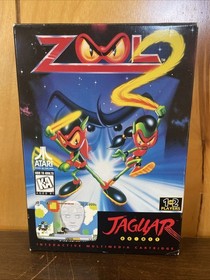Atari Jaguar ZOOL 2 Box Manual Only No Cartridge