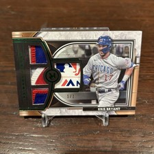Topps 2021 Museum Collection Kris Bryant Primary Pieces Quad Relic 1/1 Cubs