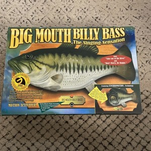 Sonny Angel Big Mouth Billy Bass - Poisson Animé Vintage Qui Chante