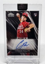 2024 Topps Chrome Black Connor Philips Rookie Base Auto #CBA-CP Reds