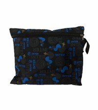 Borsello nero nylon disegno biscione e logo Compatibile con Inter