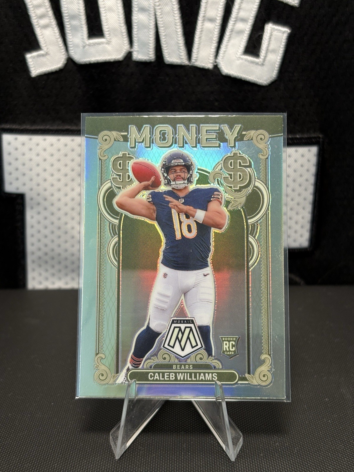 2024 Caleb Williams Mosaic Football Money Case Hit Chicago Bears SSP