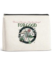 DCXFQWY Witch Musical Makeup Bag, Theater Gifts for Music Movie multicolor