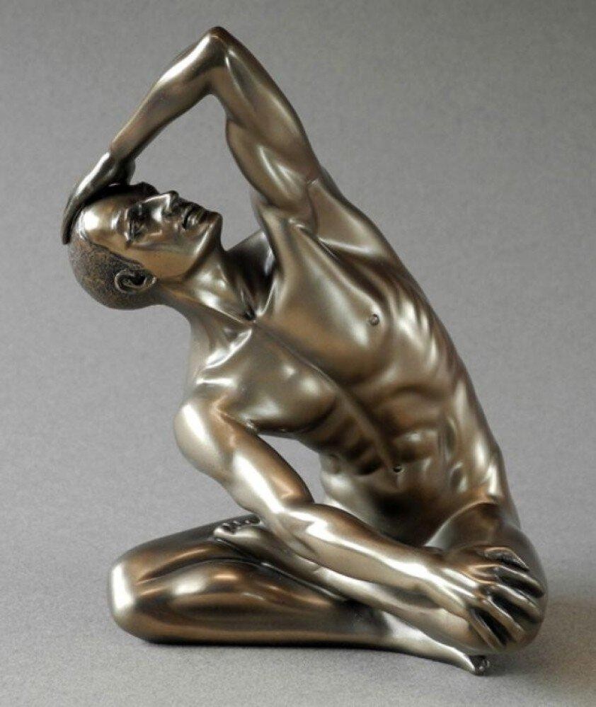 Male Bronze Figurine Body Talk Veronese