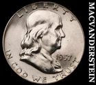 1957 Franklin Half Dollar- Silver- Choice Gem Brilliant Uncirculated #i9830