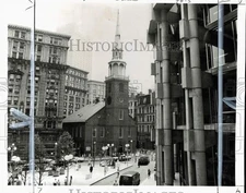 1973 Press Photo Old South Meeting House in Boston, Massachusetts - pix34210