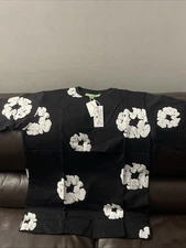 Denim Tears Black T-Shirt – Iconic Streetwear, Size 2xl