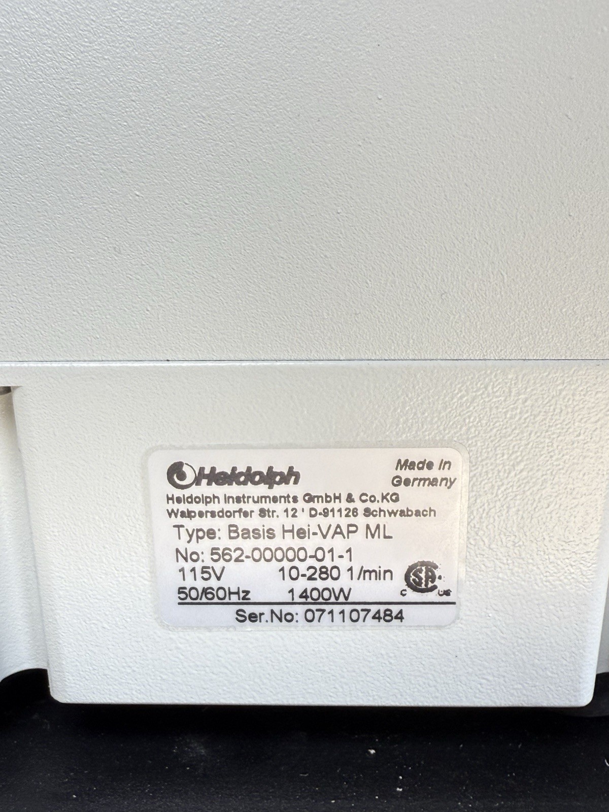 Heidolph Basis Hei-VAP ML Rotary Evaporator with Heating Bath Hei-VAP