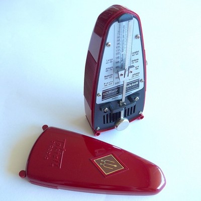 +++ Original Metronom WITTNER - TAKTELL Piccolo - ROT  Geschwindigkeitsgeber +++
