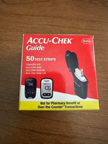 Accu-Chek Guide 50 Count Test Strips Expiration 5/26 **Free Shipping!!