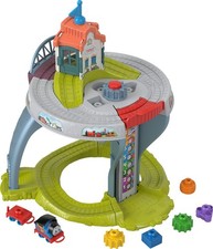 Toy My First Train Table with Track, Cargo Stacking  Fine Motor Activities f...