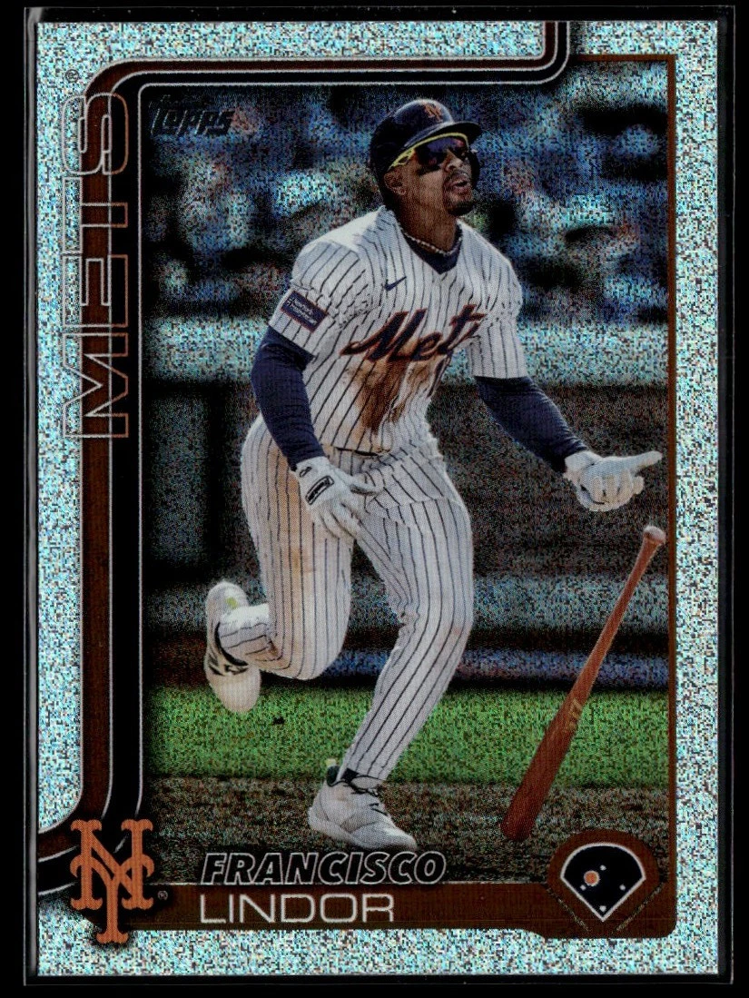 2025 Topps Series 1 Sandglitter Francisco Lindor New York Mets #350