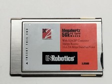 US Robotics Megahertz 56k PCMCIA Modem PC Card with XJACK Connector XJ5560
