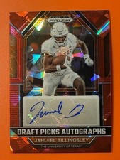 2023 Prizm Draft Jahleel Billingsley RC Auto  Red Ice SP Texas Longhorns 🔥🔥