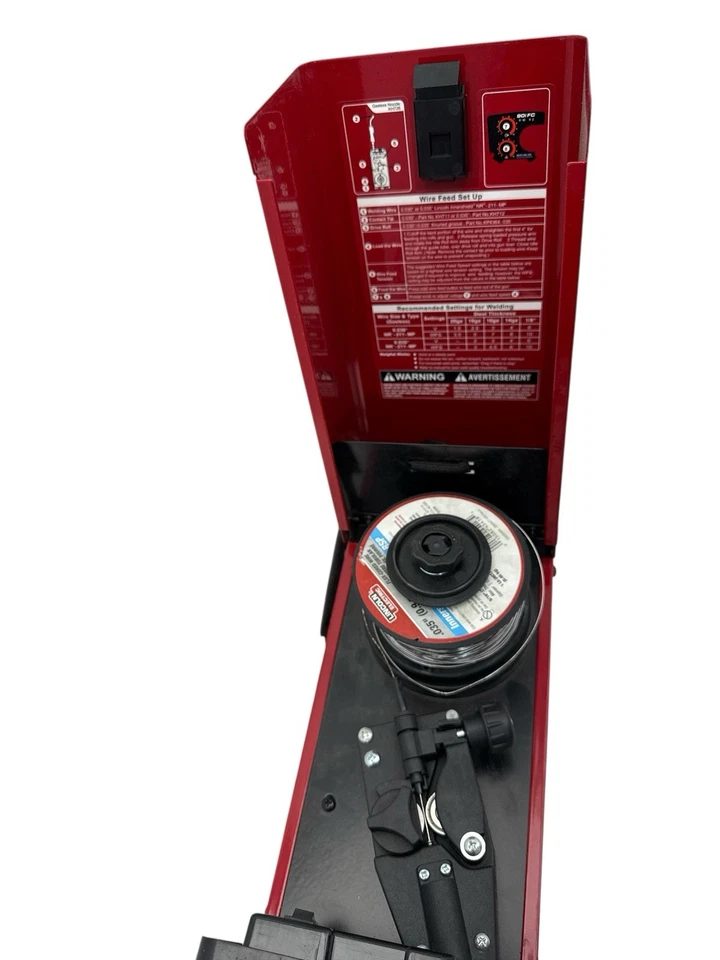 Lincoln Electric 90i FC WELD-PAK Soldador de alimentación de alambre con núcleo fundente K5255-1 Luz Usado2 Foto 4 de 4