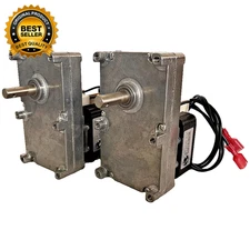 2 Pack for Englander 1RPM Pellet Stove Top and Bottom Auger Motor PU-047040 PH