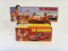 THE PERSUADERS - FERRARI DINO  - Custom box and display back (NO CAR INCLUDED)