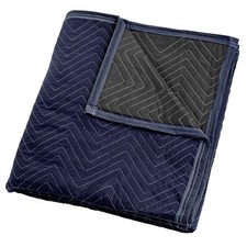Moving Blanket Furniture Pad - Pro Economy - Navy Blue and Black 80" x 72"