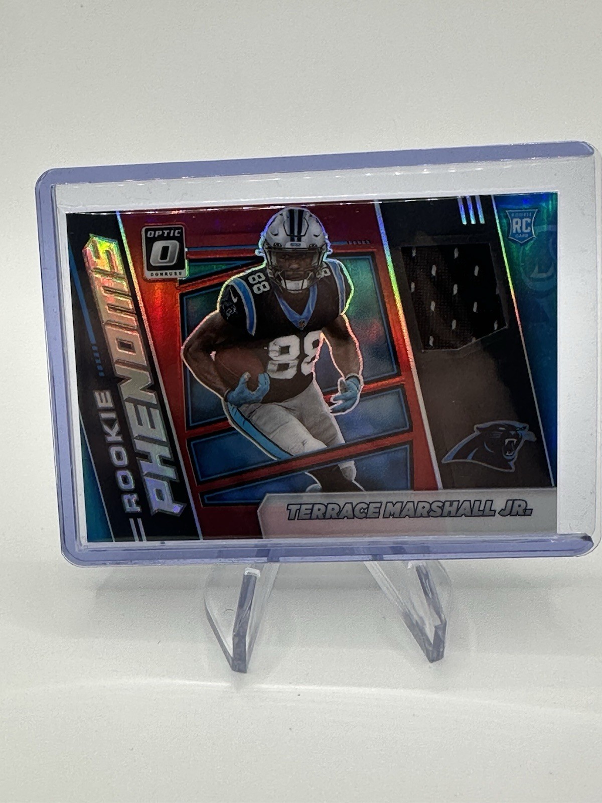 Terrace Marshall Jr. Panini Donruss Optic Rookie Phenoms Horizontal Memorabilia #RPH18 Red