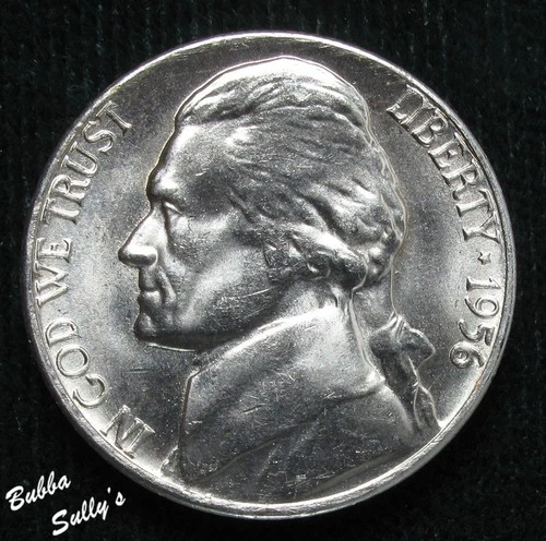 1956-D Jefferson Nickel — photo from another recent sale