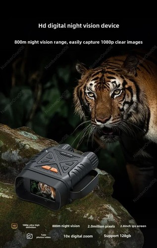 10X Zoom Digital Binoculars Night Vision Goggles 4K Infrared Video Recording AU - Picture 5 of 16