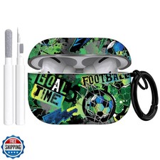 Gedicht Airpods Pro 2nd/1st Generation Case - Cute Football Pattern TPU Soft