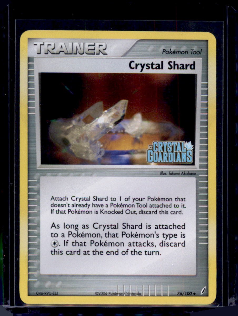 Crystal Shard 76/100 Uncommon Crystal Guardians Pokemon Reverse Holo Near Mint