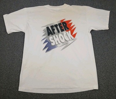 Aftershock Alcohol Beverage Vintage T Shirt Mens Size XL 90s Promo Party Beach