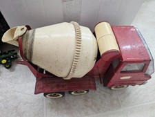 Tonka Cement Mixer Truck 1965  620 Press Steel A Fully Working Toy 14 " Long