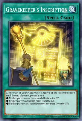 Yugioh! Gravekeeper s Inscription BLGG-EN12 Battles of Legend: Glorious PREORDER