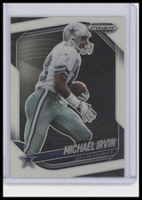 2025 Panini Prizm Black #42 Michael Irvin Prizms White #/175