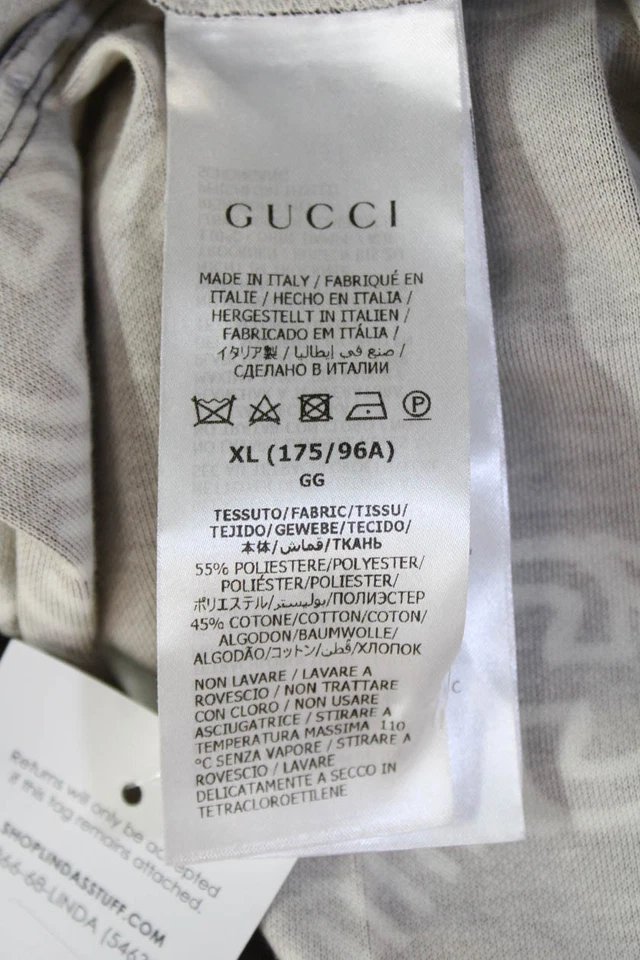 Gucci Women Shift Dress Black Geometric Full-Length Short Sleeve Zip Size XL - Image 4 of 4