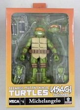 NECA Teenage Mutant Ninja Turtles Usagi Yojimbo Michelangelo Figure 4 Sealed