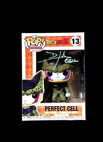Perfect Cell Funko Pop! 13, Dragon Ball Z signed by Dameon Clarke JSA