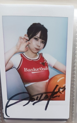 Ibuki Aoi Autographed Signed Instax photo Cheki Japan Female JAV Idol
