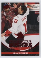 2023 Team Canada Juniors Prospectus Momentous Electric Red Adam Fantilli 19le