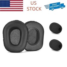 Ear Pads Cushion & Microphone Foam Black For BlueParrott B350-XT B350XT Headset
