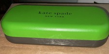 Kate Spade New York Hard Eyeglass Case for Women Green/Black