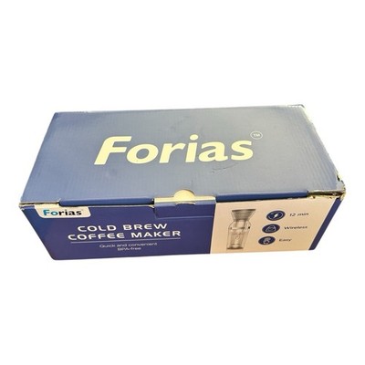 NOB Forias Wireless Electric Cold Brew Coffee Maker - 12 Minute Brew Time