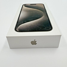 Apple iPhone 15 Pro BOX ONLY   Natural Titanium   A2848   256GB   w/Sticker