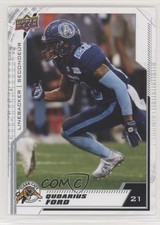 2020 Upper Deck CFL Blank Back Qudarius Ford #185 l5j