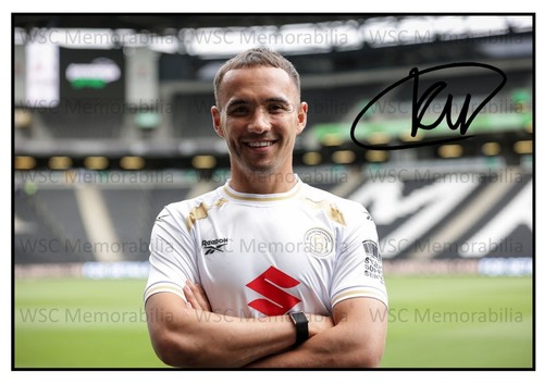 11560. Kane Wilson Signed Pictures (A4 Prints) MK Dons Derby Bristol City FGR