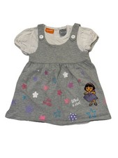 Vintage Nickelodeon Dora The Explorer Dress Overall Youth Size 4T