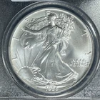 1986 AMERICAN SILVER EAGLE DOLLAR ~PCGS MS69 ~BEAUTIFUL COIN~REF#2129