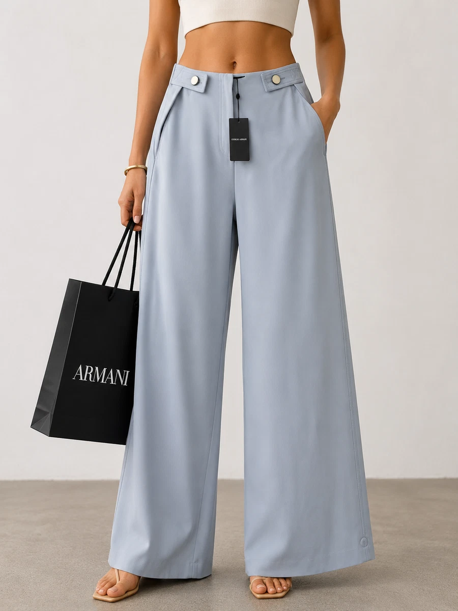 ARMANI Wide-Leg Pants for Women for sale | eBay